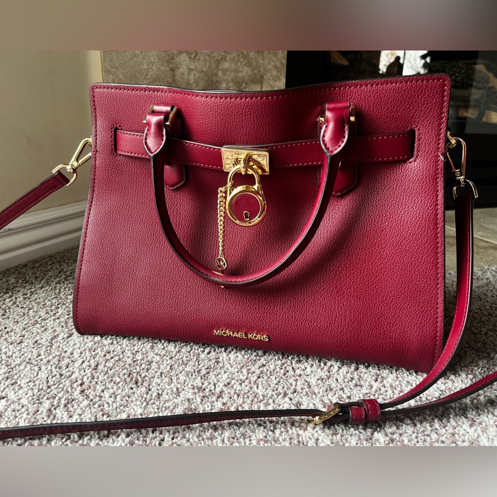 Michael Kors Hamilton Medium
Satchel Bag “Mulberry”